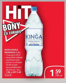 Selgros Woda kinga pienińska oferta