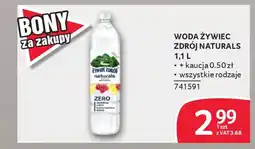 Selgros Woda żywiec zdrój naturals oferta