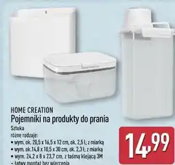 ALDI Pojemniki na produkty do prania HOME CREATION oferta