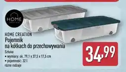 ALDI Pojemnik na kółkach do przechowywania HOME CREATION oferta