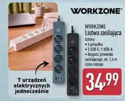ALDI Listwa zasilająca WORKZONE oferta