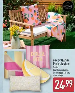 ALDI Poduszka/koc HOME CREATION oferta