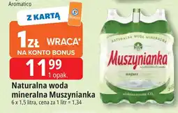 E.Leclerc Naturalna woda mineralna Muszynianka oferta