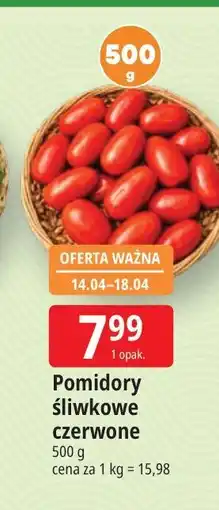 E.Leclerc Pomidory śliwkowe czerwone oferta