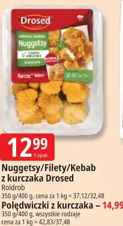 E.Leclerc Nuggetsy/Filety/Kebab z kurczaka Drosed oferta