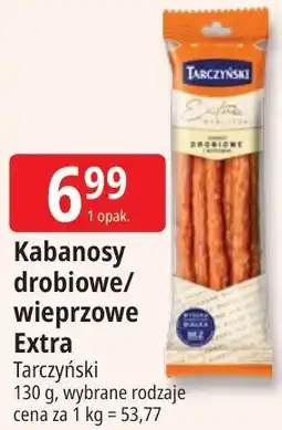 E.Leclerc Kabanosy drobiowe/wieprzowe Extra Tarczyński oferta