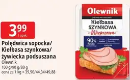 E.Leclerc Polędwica sopocka/Kiełbasa szynkowa/żywiecka podsuszana Olewnik oferta
