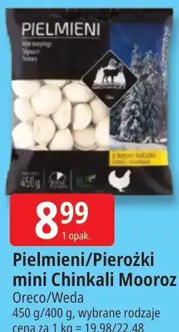 E.Leclerc Pielmieni/Pierożki mini Chinkali Mooroz Oreco/Weda oferta