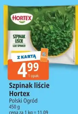 E.Leclerc Szpinak liście Hortex oferta