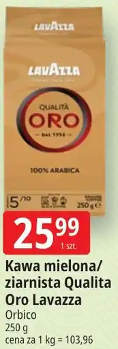 E.Leclerc Kawa mielona/ ziarnista Qualita Oro Lavazza Orbico oferta