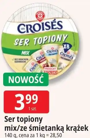 E.Leclerc Ser topiony mix/ze śmietanką krążek Croisés oferta