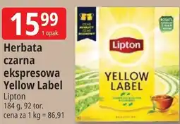 E.Leclerc Herbata czarna ekspresowa Yellow Label oferta