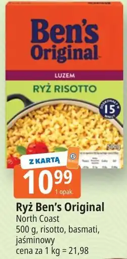 E.Leclerc Ryż Ben's Original North Coast 500 g, risotto, basmati, jaśminowy oferta