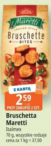 E.Leclerc Bruschetta Maretti Italmex 70 g, wszystkie rodzaje oferta