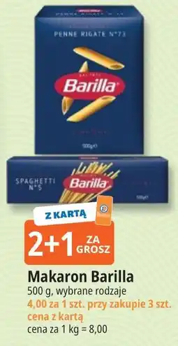 E.Leclerc Makaron Barilla 500 g, wybrane rodzaje oferta