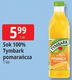 E.Leclerc Sok 100% Tymbark pomarańcza 1 litr oferta