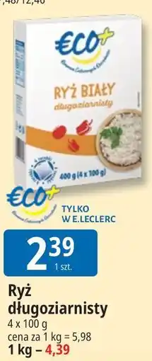 E.Leclerc Ryż długoziarnisty ECO+ oferta