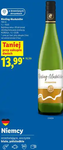 Lidl Riesling-Muskateller oferta