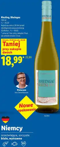 Lidl Riesling, Rheingau oferta