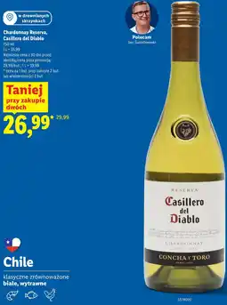 Lidl Chardonnay Reserva, Casillero del Diablo oferta