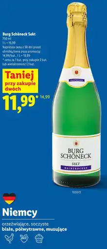 Lidl Burg Schöneck Sekt oferta