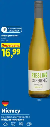 Lidl Riesling Scheurebe oferta