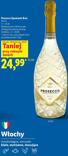 Lidl Prosecco Spumante Brut oferta