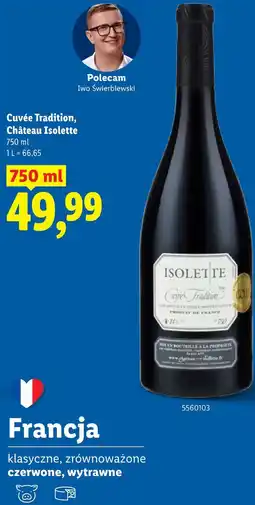 Lidl Cuvée Tradition, Château Isolette oferta