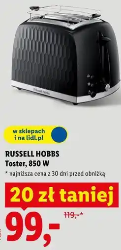 Lidl Toster, 850 W RUSSELL HOBBS oferta