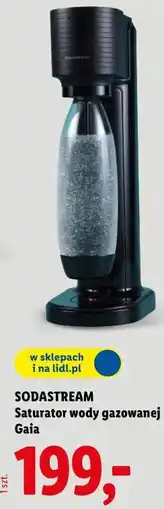 Lidl Saturator wody gazowanej Gaia SODASTREAM oferta