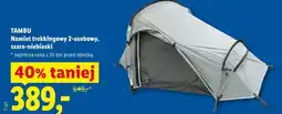 Lidl Namiot trekkingowy 2-osobowy, szaro-niebieski TAMBU oferta