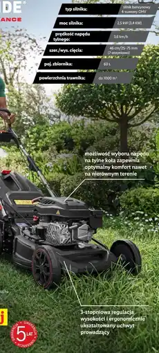 Lidl PARKSIDE PERFORMANCE Kosiarka spalinowa z napędem oferta