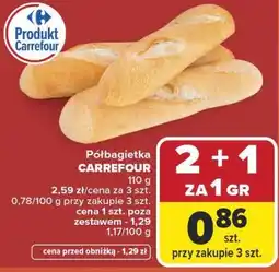 Carrefour Market Półbagietka CARREFOUR oferta