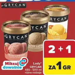 Carrefour Market Lody* GRYCAN 480 - 500 ml różne rodzaje oferta