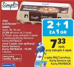 Carrefour Market Jaja ściółkowe**** SIMPL oferta
