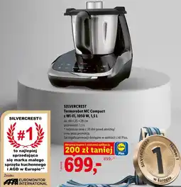 Lidl SILVERCREST Termorobot MC Compact z Wi-Fi, 1050 W oferta