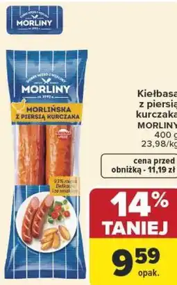 Carrefour Market Kiełbasa z piersią kurczaka MORLINY oferta