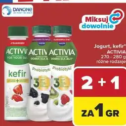 Carrefour Market Jogurt, kefir* ACTIVIA 270 - 280 g różne rodzaje oferta