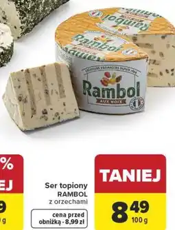 Carrefour Market Ser topiony RAMBOL z orzechami oferta