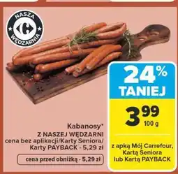 Carrefour Market Kabanosy z naszej wędzarni oferta