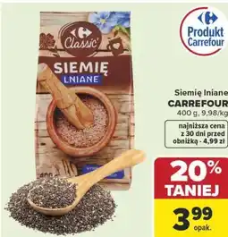Carrefour Market Siemię lniane CARREFOUR oferta