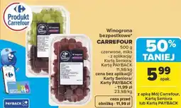 Carrefour Market Winogrona bezpestkowe* CARREFOUR oferta