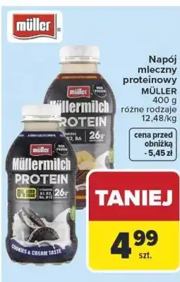 Carrefour Market Napój mleczny proteinowy MÜLLER oferta