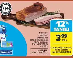Carrefour Market Boczek z naszej wędzarni oferta