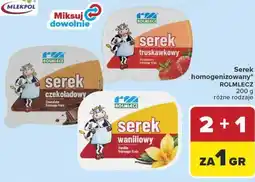 Carrefour Market Serek homogenizowany* ROLMLECZ 200 g różne rodzaje oferta
