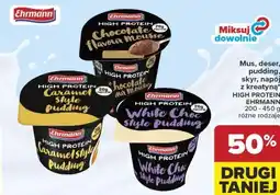 Carrefour Market Mus, deser, pudding, skyr, napój z kreatyną HIGH PROTEIN EHRMANN oferta
