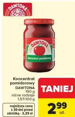 Carrefour Market Koncentrat pomidorowy DAWTONA oferta