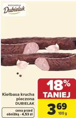 Carrefour Market Kiełbasa krucha pieczona DUBIELAK oferta