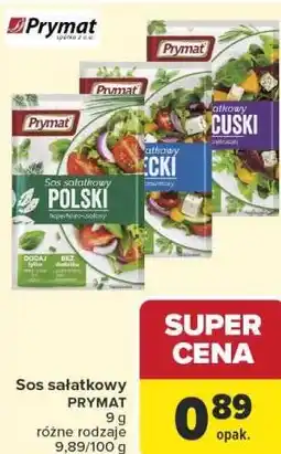 Carrefour Market Sos sałatkowy PRYMAT oferta