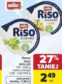 Carrefour Market Deser RISO MÜLLER 175 - 200 g różne rodzaje oferta